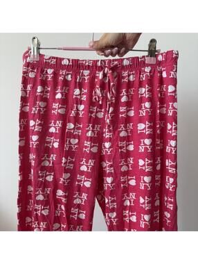 I love NY pink PJ Pants